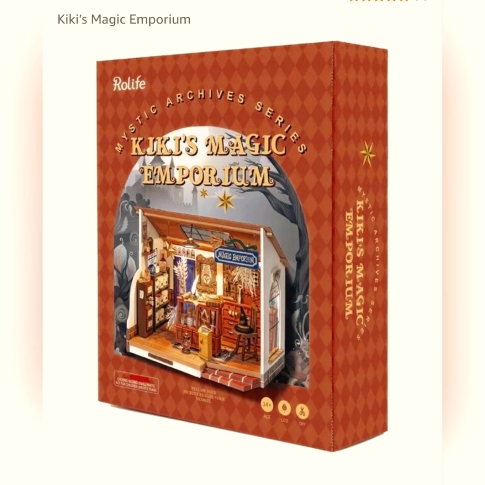 Kiki's Magic Emporium Book Shelf Model Puzzle